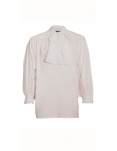 3 Jabot algodon popeline Blancoo