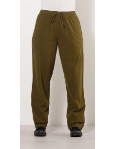 1 Pantalón algodón liso sw con bolsillos