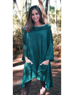 1 Vestido malla 95% poliester 5% elastano con bolsillos 