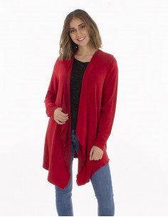 Chaqueta malla 74% viscosa...