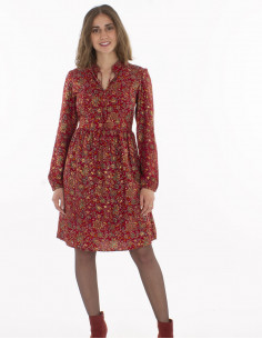 Vestido poliester doblado...