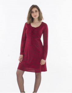 Vestido malla 95% poliester... 2