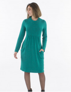 Vestido malla 74% viscosa... 2