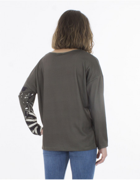 Jersey malla 97% poliester 3% elastano estampado plaza