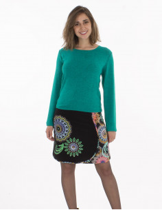 Falda malla 95% algodon 5%... 2