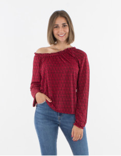 Blusa malla 95% poliester...