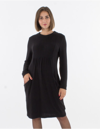 Vestido malla 74% viscosa 21% poliester 5% elastano