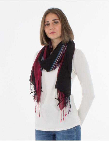 Fular pareo viscosa bicolores