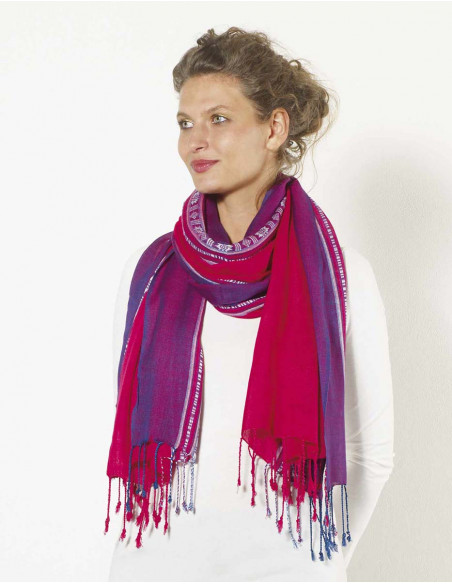 Fular pareo viscosa bicolores