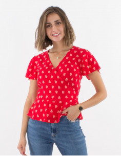 Blusa viscosa cruzada... 2