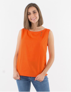 Blusa 91% algodon 9% lino...