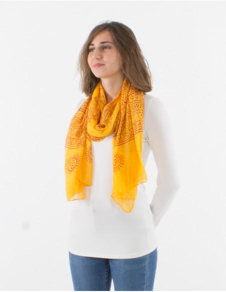 Bufanda benares viscosa estampado