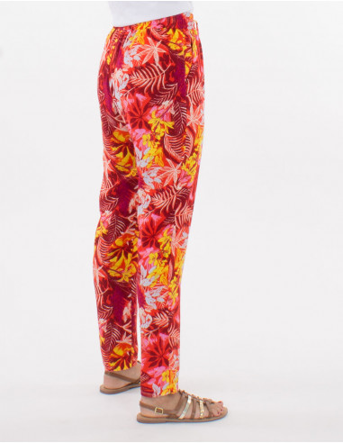 Pantalon viscosa talla elastica estampado guyanne