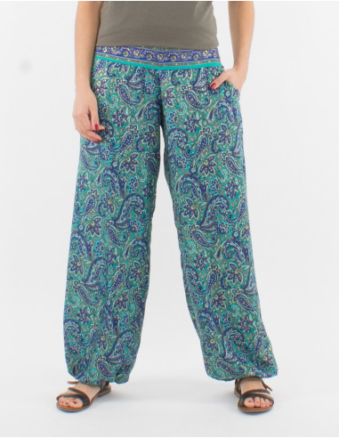 Pantalon poliester cintura   sari dorado