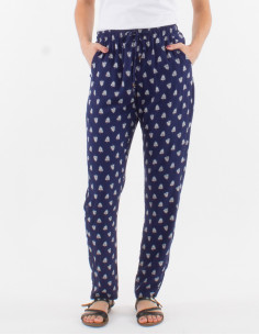 Pantalon viscosa estampado...