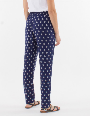 Pantalon viscosa estampado islandia