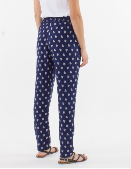 Pantalon viscosa estampado islandia