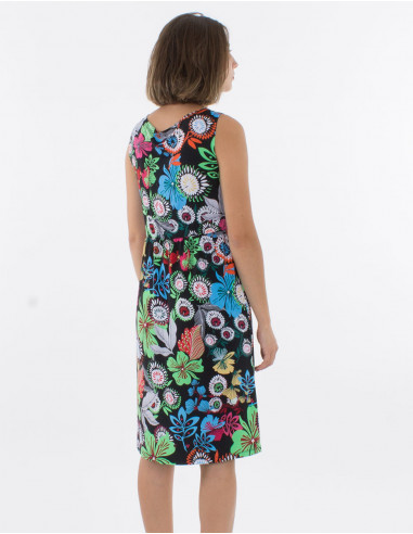 Vestido malla 96% poliester 4% elastano sin...