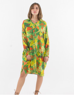 Vestido tunica viscosa con... 2