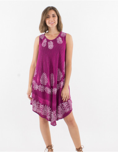 Vestido 95% viscosa crepe 5% hilo metalizado...