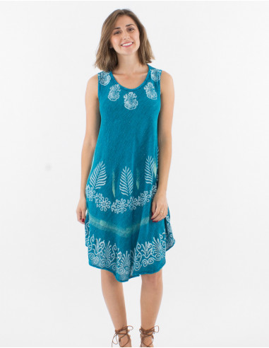 Vestido 95% viscosa crepe 5% hilo metalizado...