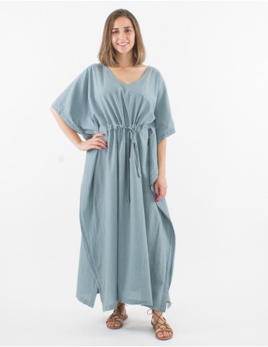 Vestido algodon fino kaftan algodon sw 127