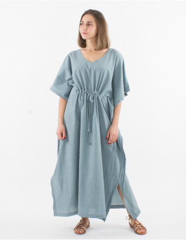 Vestido algodon fino kaftan algodon sw 127