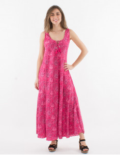 Maxi vestido de poliéster...