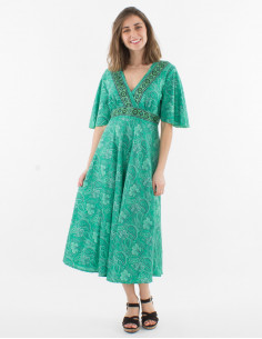Vestido de poliéster de...