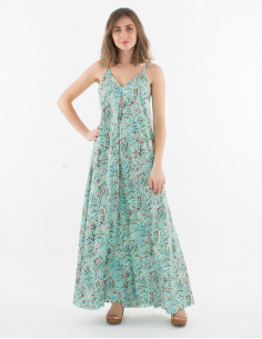 Vestido largo de poliéster... 2