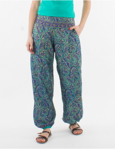 Pantalon poliester cintura   sari dorado