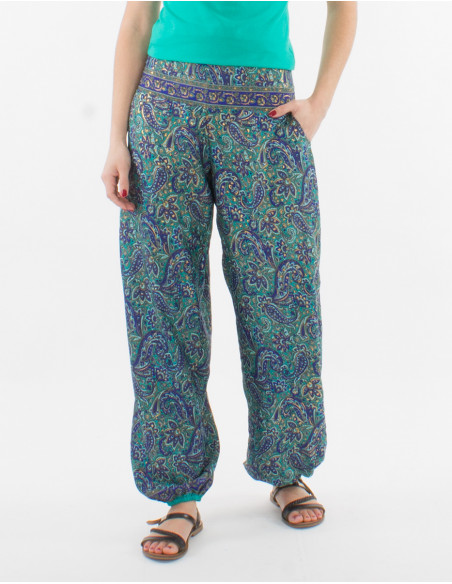 Pantalon poliester cintura   sari dorado