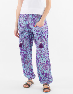 Pantalon de poliéster con...