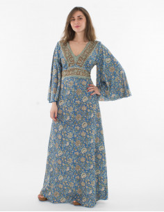 Maxi vestido de poliéster...