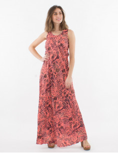 Maxi vestido de poliéster...