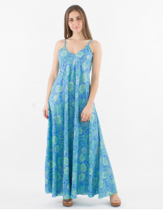 Maxi vestido de poliéster...