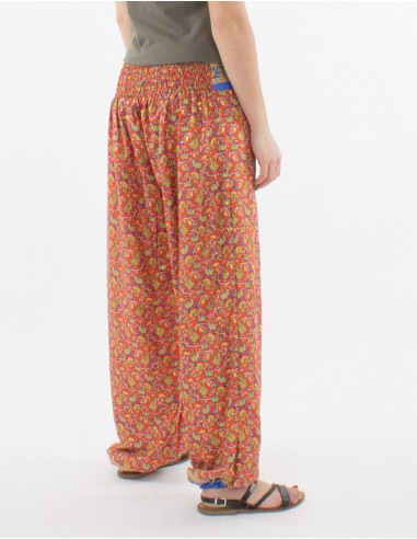 Pantalon poliester  cintura  sari dorado