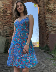 Vestido poliester tirantes...