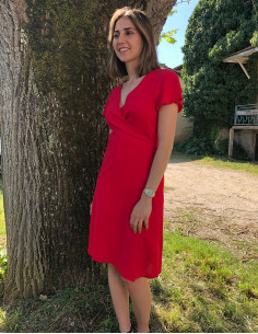 Vestido 54% lino 46%...