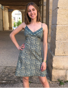 Vestido corto poliester...