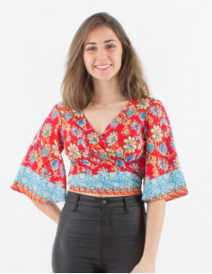 Top poliester mangas cortas... 2