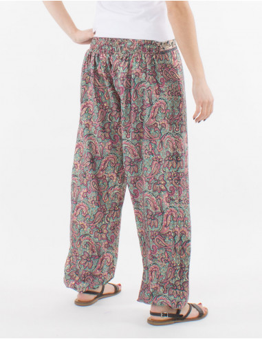 Pantalon poliester cintura   sari dorado