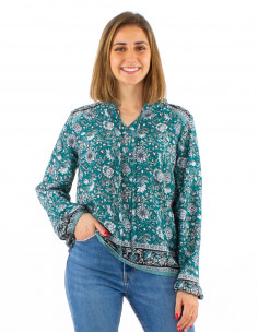 Blusa poliester estampado... 2