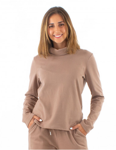 Jersey malla 95% poliester 5% elastano cuello bola