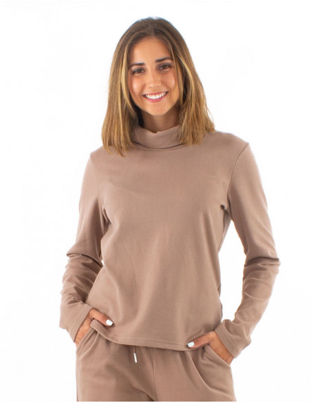 Jersey malla 95% poliester 5% elastano cuello bola