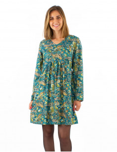 Vestido poliester doblado...