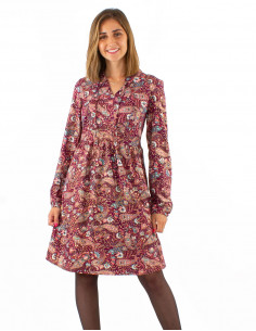 Vestido poliester doblado...