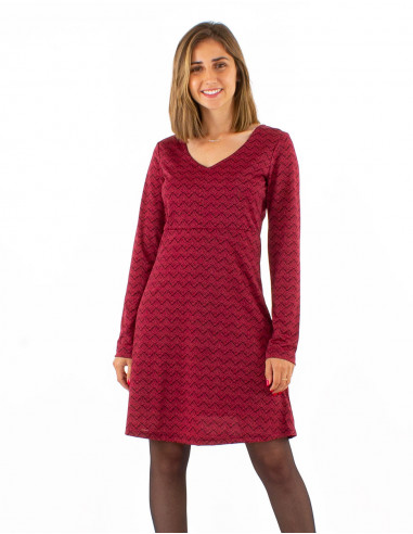 Vestido malla 96% poliester 4% elastano doblado...