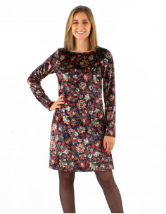 Vestido malla 92% poliester...
