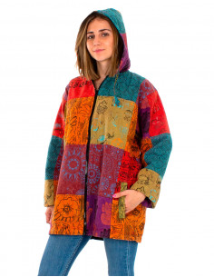 Chaqueta algodon patchwork... 2